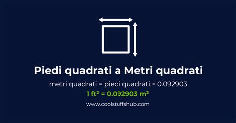 convertitore piedi quadrati metri quadrati|Convertitore da ft² a m²